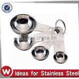 4 Piece Stainless Steel Nesting Measuring Spoon Set