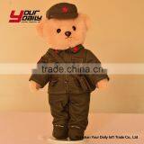 High Quality Stuffed Plush Teddy Bear Toys for Uniform Police Man Military Pilot Teddy thumbnail-6