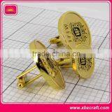 Custom Nice-looking Fashion & Promotional 18k Gold Cufflinks thumbnail-2