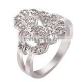Sparkling Women Luxury Phoenix Shape Inlay Rhinestone Ring for Banquet Girlfriend Gift thumbnail-3
