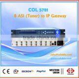 dvb ip gateway,mpeg2 ts ip gateway,mpeg4 ts to ip gateway COL5781A