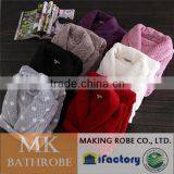Promotion Polyester Sleep Robe Jacquard Flannel Fleece Bathrobe thumbnail-1