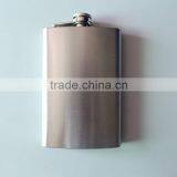 Big Stainless Steel Hip Flask Out Door Hip Flask Have BIg With Leather Case
