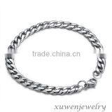 Factory Made Curb 316l Stainless Steel Cuban Heavy Chain Necklace