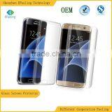 Free Sample Stocked New Arrival Colorful Cell Phone 0.33mm Tempered Glass For Samsung s7 Edge