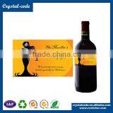 Good Printing New Design Die Cut Wine Label thumbnail-3
