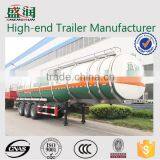Best Selling 3 Axles 50cbm Carbon Steel Petrol Liquid Tanker Transporter Trailer / Fuel Oil Liquid Tank Semi Trailer for Sale thumbnail-2
