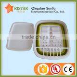 China Suppliers Silicone Plastic Dish Drainer Tray thumbnail-2