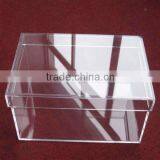 Manufacturing OEM Customized Clear Perspex Acrylic Shoe Box Wholesale