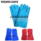 Light Blue Welding Cow Leather Work Glove Welding Glove/Guantes De Cuero 038