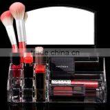 Top Class High Clear Luxury Plexiglass Acrylic Material Acrylic Makeup Display With Mirror