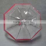 Plastic Dome Transparant Umbrella U Shape Umbrella thumbnail-2