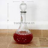 Big Bottom Wine Glass Bottle With Cork Lid thumbnail-4