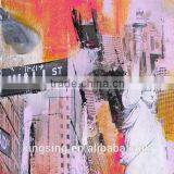 Hotsale Designs Abstract Music People Oil Painting HT 164-A thumbnail-5