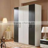 Good Quality Black and White Bedroom Wardrobe Designs thumbnail-2