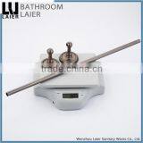 Customized Western Unique Design Zinc Alloy Antique Copper Finishing Bathroom Accessories Wall Mounted Single Towel Bar thumbnail-6