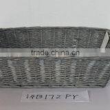 Two Ears Wicker Tray; Willow Tray; Willow Basket