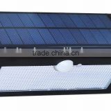 IP65 powerful solar motion sensor light solar wall lights solar fence lights with 38leds
