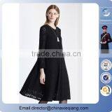 2016 Fashion Ladies Sexy Flower Lace Dress Women Floral Lace Dress thumbnail-3