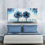 Hot Selling New Designs Modern Abstract Blue Tree Canvas Painting thumbnail-3