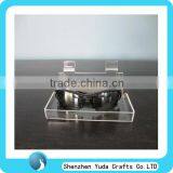 Acrylic Shelf Slatwall Acrylic Shelf Clear Wall Mounted Plastic Slatwall Display Shelf for Sunglasses thumbnail-1