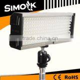 High Power Stackable 12W LED Video Light Panel With Chargeable Battery On Camera thumbnail-2