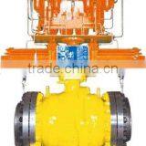 Pipeline Ball Valve With Gas Over Oil Actuator thumbnail-1