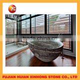 Roumd Large Stone Bathtub With Top Quality for Bathroom Use thumbnail-6