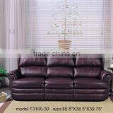 Genuine Leather Sofa Set. Small Table. Two Seat Sofa. Three Seat Sofa. Leather Chesrerfield Sofa B48195 thumbnail-1