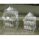 Europe and America Classic Style S/2 Bird Cage for Wedding Ivory White Color thumbnail-3