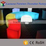 Plastic Rotating Wireless Illuminated Led Cube Chair thumbnail-5