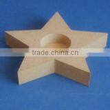 2015 Eco-friend Custom MDF Wood Craft Carved Candle Holder Wholesale thumbnail-5