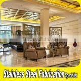 Decorative Laser Cut Stainless Steel Hall Partition thumbnail-5