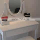 Durable Powder Coating Frame Mirrored Dresser Wholesale Wooden Carving Dressing Table Designs Antique Vanity Dresser With Mirror thumbnail-5