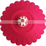 All kinds of cute shape silicone suction cup lid