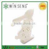 Lovely White Rabbit Ceramic Animal Figurines thumbnail-2