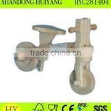 Cheap Natural Unfinished Wooden Toy Bicycle thumbnail-1
