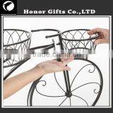 Decorative Wrought Iron Bicycle Plant Stand Iron Bicycle Plant Stand thumbnail-6
