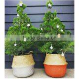 Christmas Decoration Belly Basket Planter