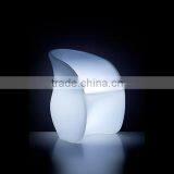 LED Illuminated Furniture, Outdoor Furniture, Color Changeable Glowing Sofa for One Seat