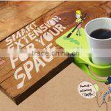 Plastic Desk Clip Cup Holder&plastic Table Clip Cup Keeper &plastic Drinklip Cup Holder thumbnail-1