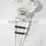 LED Plastic Clear Crystal Manufacture Diamond Wine Bottle Stopper thumbnail-5