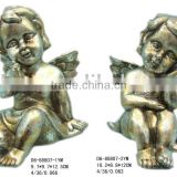 Porcelain cherub figurine