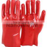 NMSAFETY Interlock Full Coated Red PVC Glove /long Gloves Waterproof thumbnail-1