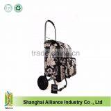Zebra Pattern 20 Wheeled Rolling Shopping Tote Bag With Retractable Handle thumbnail-4