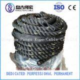 38mm Yellow Line Black Color Gym Battle Rope thumbnail-2