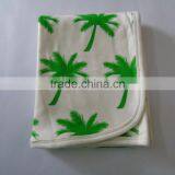 Baby Blanket - Green Tree Print thumbnail-1