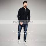 Wholesale Casual Jacket Black Slim Ployester Jacket for Men thumbnail-4