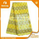 Bestway Royal Blue Fancy Lace Borders FL0189 French Net Lace With Stones 2016 thumbnail-3