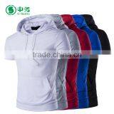 2017 Latest Design Clothing Sublimation Mens Short Sleeve Blank Pullover Hoodies thumbnail-1